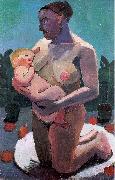 Paula Modersohn-Becker Nursing Mother oil painting reproduction